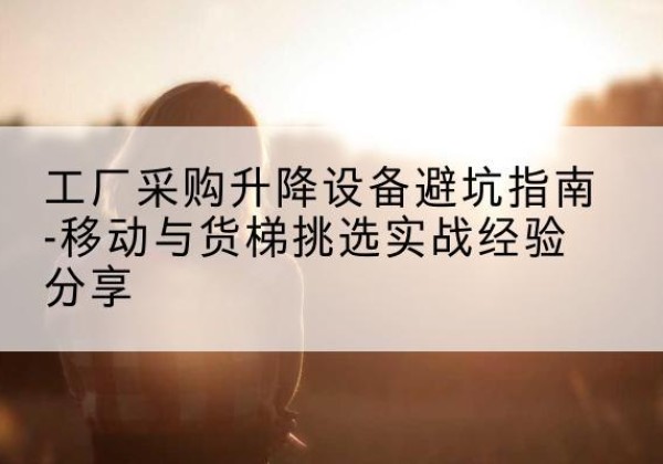 青白江移动式升降机怎么选-工厂采购升降设备避坑指南-移动与货梯挑选实战经验分享